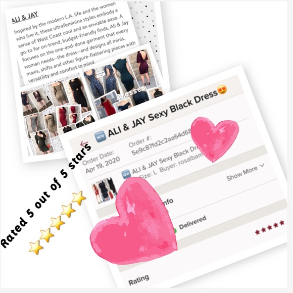 🆕 ALI & JAY Sexy Black Dress😍 - Picture 8 of 8